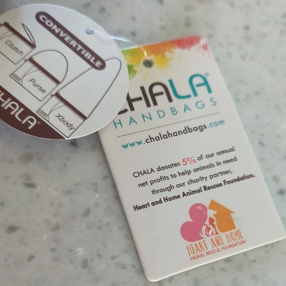 Chala Black Crossbody Bag with Blue and Yellow Flip-Flop Design - Picture 2 of 3